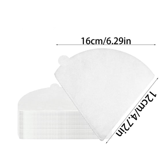 Non-Woven Fryer Oil Filter Cones 40-Piece High Temperature Resistant Cooking Oil Strainer Cones for Filtering Frying Grease Fats Maple Syrup Kitchen Tool