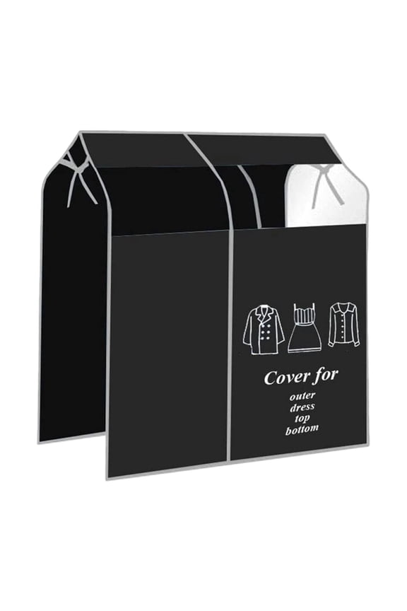 Non Woven Garment Cover, Transparent Window, Expandable, Suit Dress Dust Shield