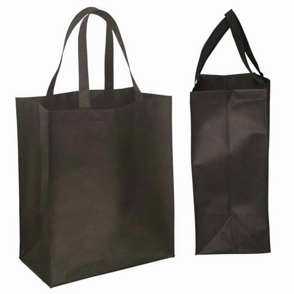 Non Woven Jumbo Grocery Tote - Black