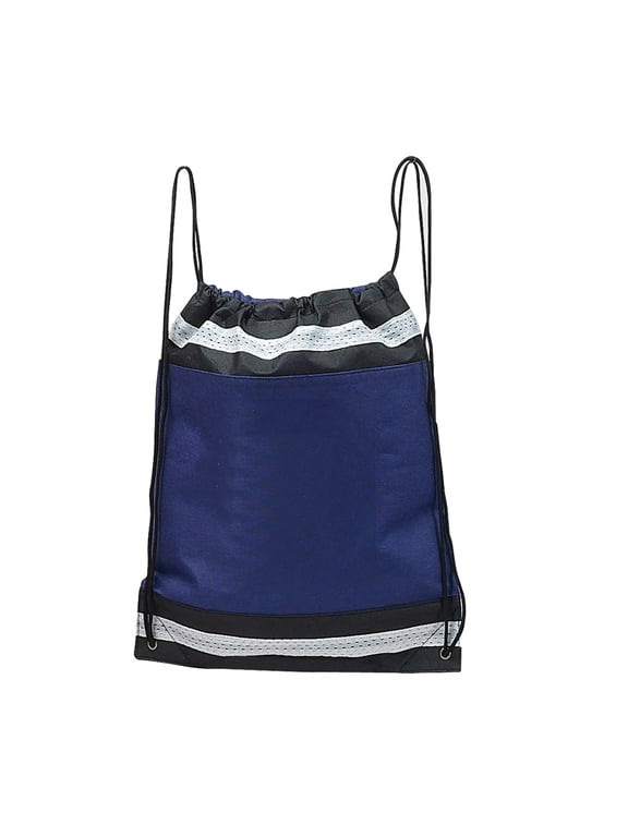 Non-Woven Navy Cinch Drawstring