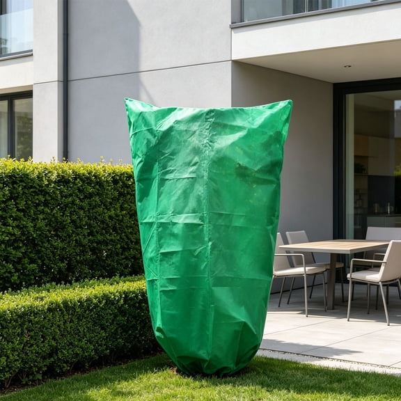 Non Woven Plants Protection Cover, Winter Shrub Tree Blanket with Zipper, Frost Protection Bag for Outdoor Plants and Shrubs