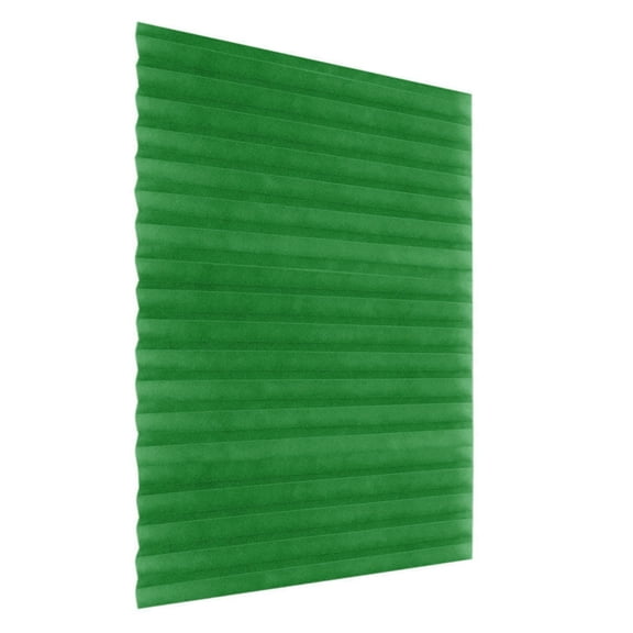 Non-Woven Pleated Window Curtain, Adhesive Light Blocking Blinds No Drill Installation, Privacy Room Darkening Shade for Bedroom, Bathroom, Living Room,L,60x180cm