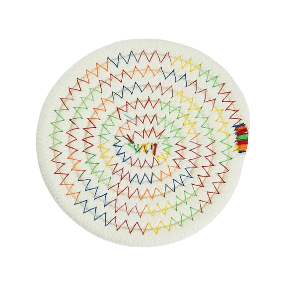 Non Woven Round Placemat Heat Insulation Absorbent Coaster for Dining Kitchen Table Home 30cm B D