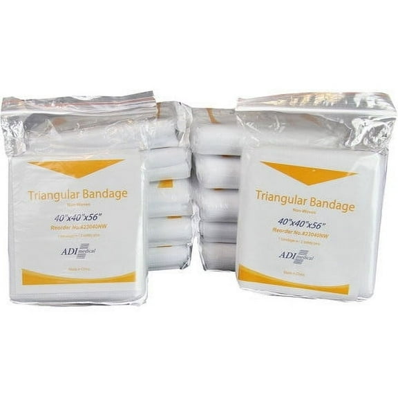 Non-Woven Triangular Bandage 40" x 40" x 56" - Case of 240