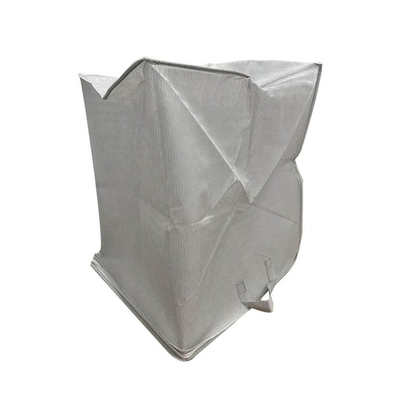 Non-Woven Zipper Clothing Storage Bag, Large Capacity Foldable Organizer, Reinforced Handles for Carrying, for Travel and Moving Quilt Sorting