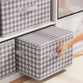 thumbnail image 1 of Non Woven Zipper Storage Box for Clothes Foldable Fabric Storage Container with Handles for Wardrobe, Dorm Room, and Home Organization Large Capacity, Collapsible Storage Bin for Bedding, Toys, 1 of 6