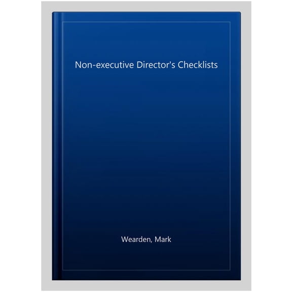Non-executive Director's Checklists