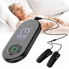 Non-invasive, Drug-free Vagus Nerve Stimulator for Stress Relief,Relaxation Device Improve Deep Sleep(Grey Black)