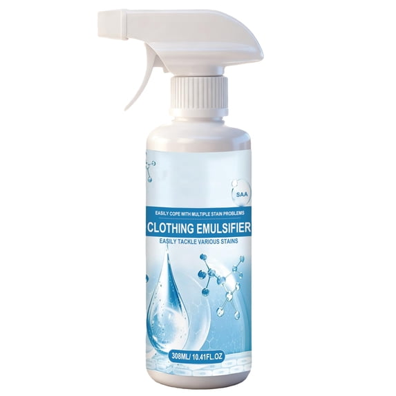 Non-ionic Laundry Stain Removal Emulsifier, Non-Ionic Laundry Pre-Treatment Spray, Stain Remover for Clothes, Multi-Purpose Laundry Cleaner, Gentle Care Formula
