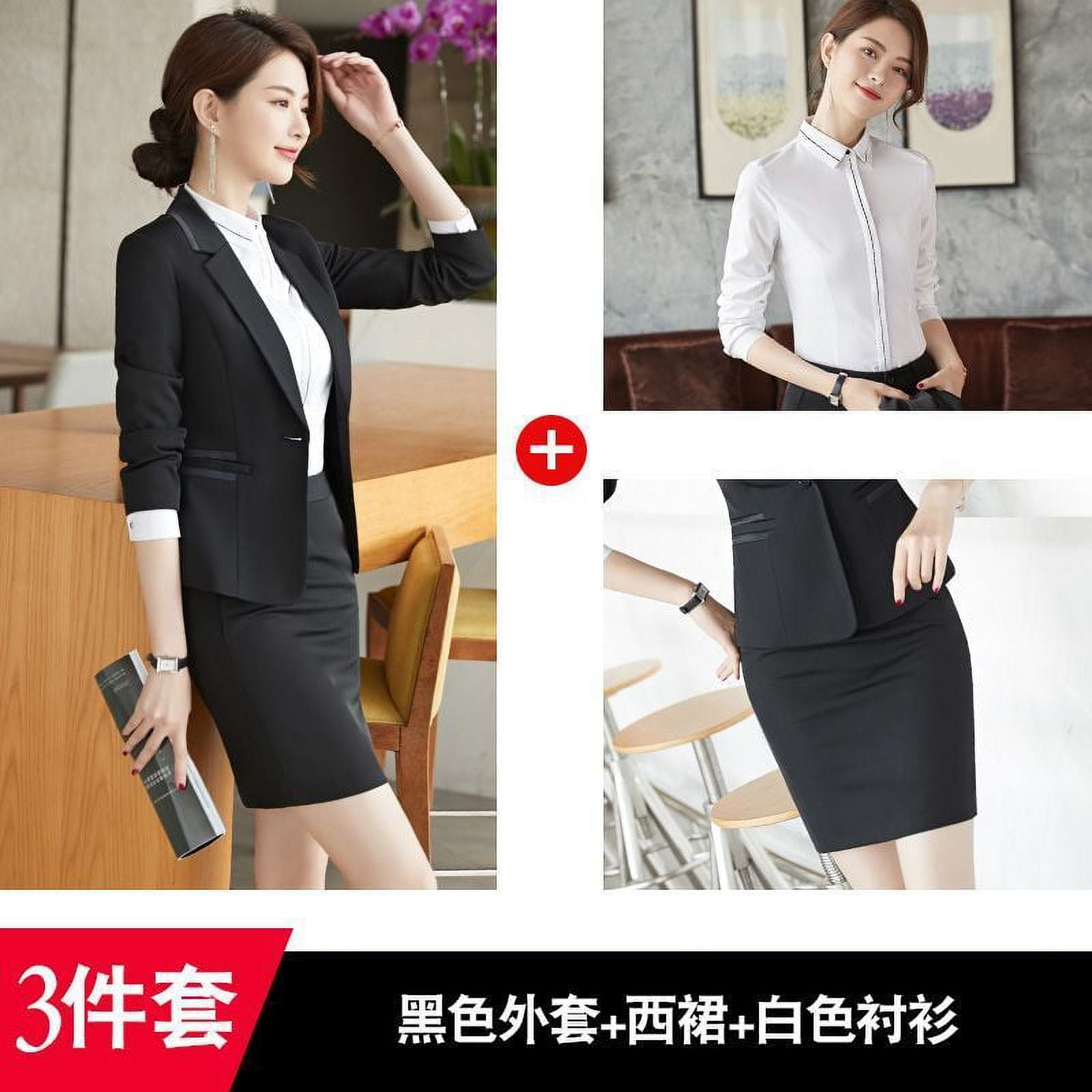 Nonironing Dress Women‘s Suit 2024 Spring Season New Korean Style