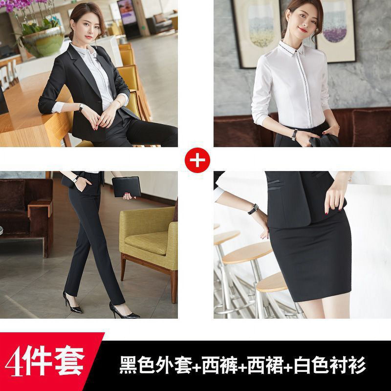 Nonironing Dress Women‘s Suit 2024 Spring Season New Korean Style