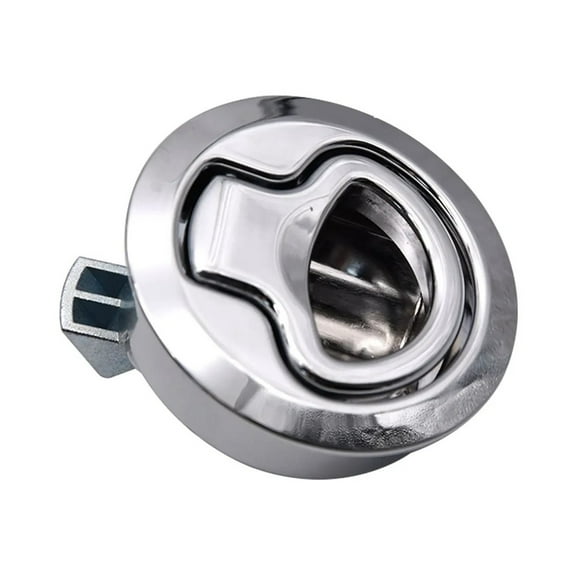 Non-locking Boat Hatch Latch Pull Stainless Steel Flush Boat Marine Latche Round Fit For RV Yacht Camper Deck Hatch Door Cabinet ,Convenient to Use