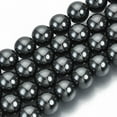 thumbnail image 1 of Non-magnetic Hematite Beads Strands Grade A Round Black 8mm Hole: 1mm DIY, 1 of 3