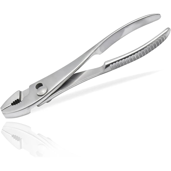 Non-marring Stainless Steel Jaw Slip Joint Pliers 8"