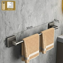 Non Perforated Suction Cup Wall Mounted Towel Rack Bathroom Storage Rack Walmart