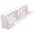 thumbnail image 1 of Non-punching Wall-mounted Soap Box with Water Tray Creative Draining 2-Grid Design Soap Holder, 1 of 1