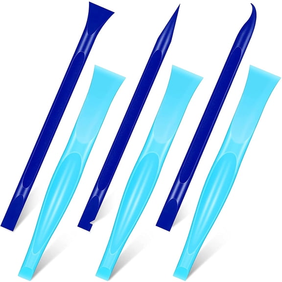 Non-scratch Plastic Scraper Tool Carbon Fiber Plastic Cleaning Tool Pen-shaped Stiff Scraper for Kitchen Sticker Scratch Cleaning