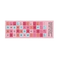 thumbnail image 1 of Non-slip Anti Fingerprint Dust-proof Wear-resistant Spanish English Keyboard Label Keyboard Sticker Laptop Keypad Film Alphabet Layout MACARON PINK-SPANISH, 1 of 8