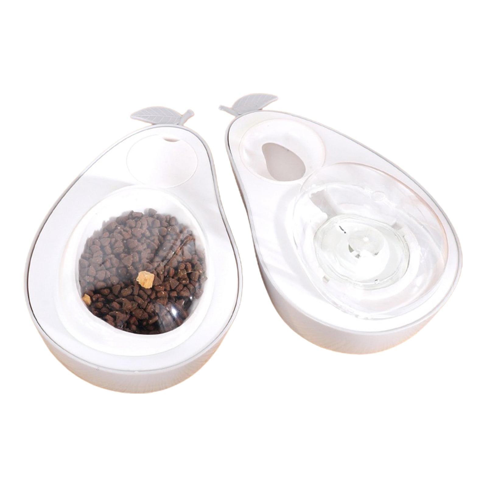 Non-slip Base Pet Dog Bowls Avocado Shape Slow Feeding Feeding Water Bowl for Feeding Puppies Indoor Dish