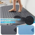 thumbnail image 1 of Non-slip Bathtub Mat Extra Soft Tpe Bathroom Shower Mat with Drainage Holes, Machine Washable & Quick-dry for Safety and Comfort, Ideal for Elderly Parents and Young Minors in Standard, 1 of 9