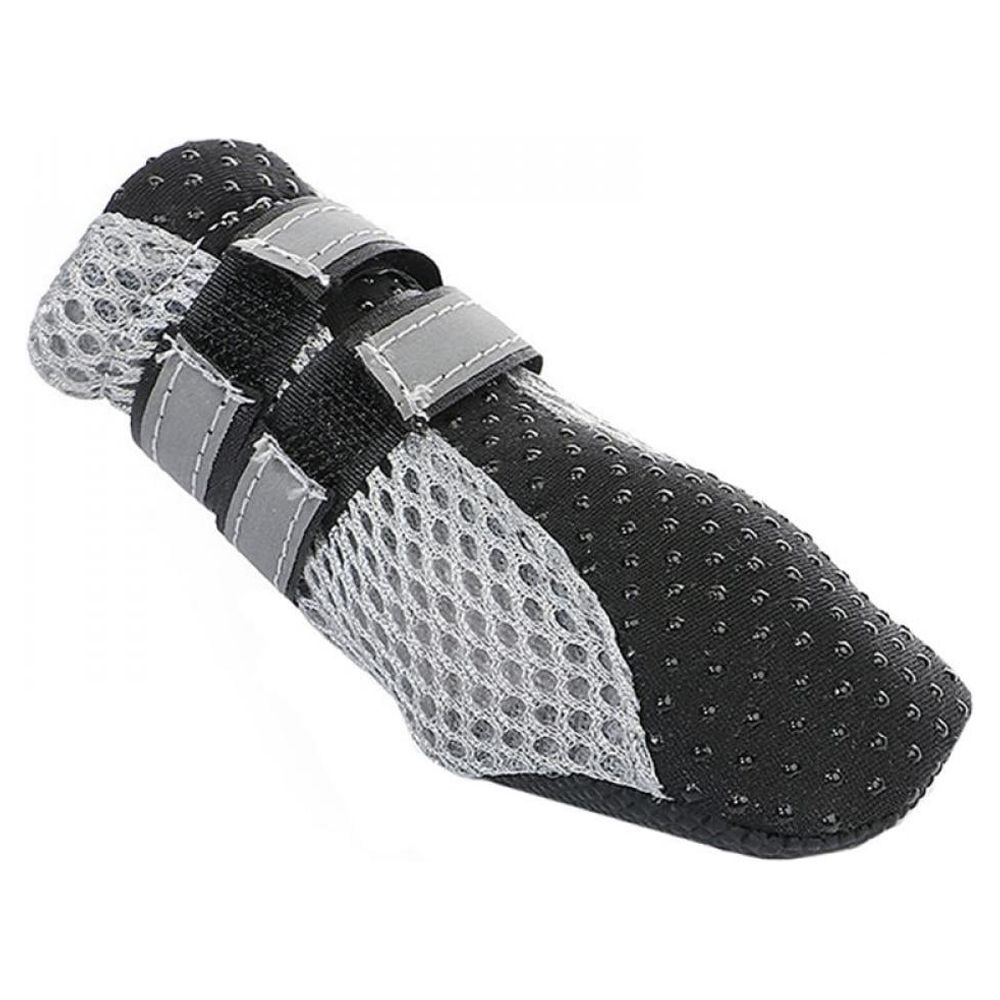 Nonslip Breathable Dog Walking Shoes Net Soft Summer Pet Shoes Night