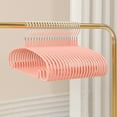 thumbnail image 1 of Non-slip Hangers with Non-marking Coating, 10 Pack Thick Plastic Hangers with Rustproof Stainless Steel Core for Heavy Clothing, Space-saving Design for Closet Organization & Wardrobe Storage, 1 of 8