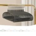 thumbnail image 1 of Non-slip Hangers with Non-marking Coating, 10 Pack Thick Plastic Hangers with Rustproof Stainless Steel Core for Heavy Clothing, Space-saving Design for Closet Organization & Wardrobe Storage, 1 of 9