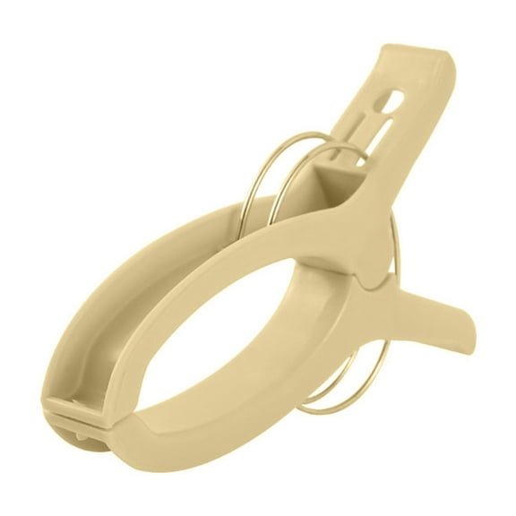 Non-slip Oversized Quilt Sheet Fixing Clip | 2 Pack Extra Large Beach Towel Clips | 6 inch Wide Opening Plastic Clips for Sewing, Binding, Keeping Towel Fabric in Place