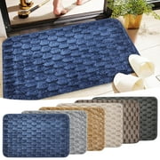Non-slip Rubber Floor Mat, Waterproof Textured Entry Mat, 24x36 Inch, for Kitchen/Bathroom, Heavy-duty Durable, Anti-skid Safety, Entryway Mat, Home Decor, High Traffic Area, Accpild [New Arrival]