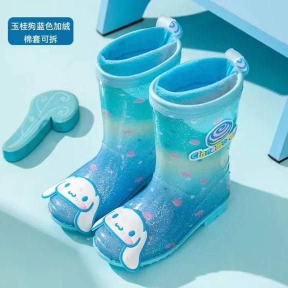 Non-slip Sanrio Four Seasons Rain Shoes Kuromi Hello Kitty Rain Boots