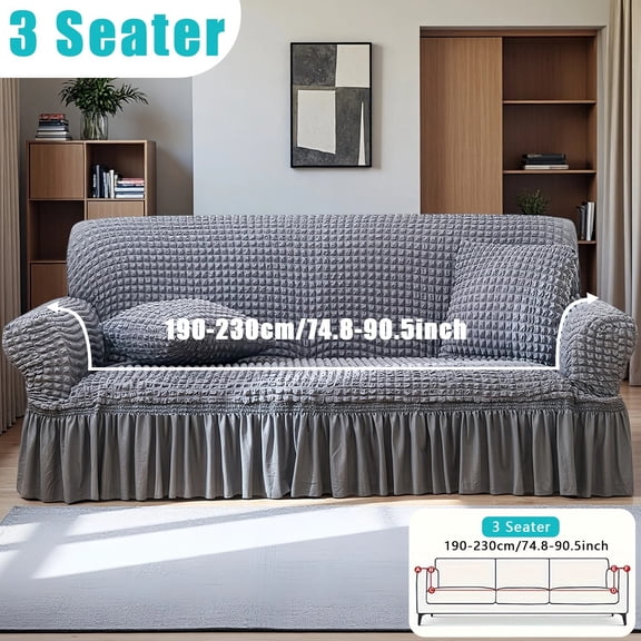 Non-slip Sofa Cover, Reusable Dust-Proof Protector for 1-4 Seater Couches, Indoor & Outdoor Use Weather Resistant Cushions