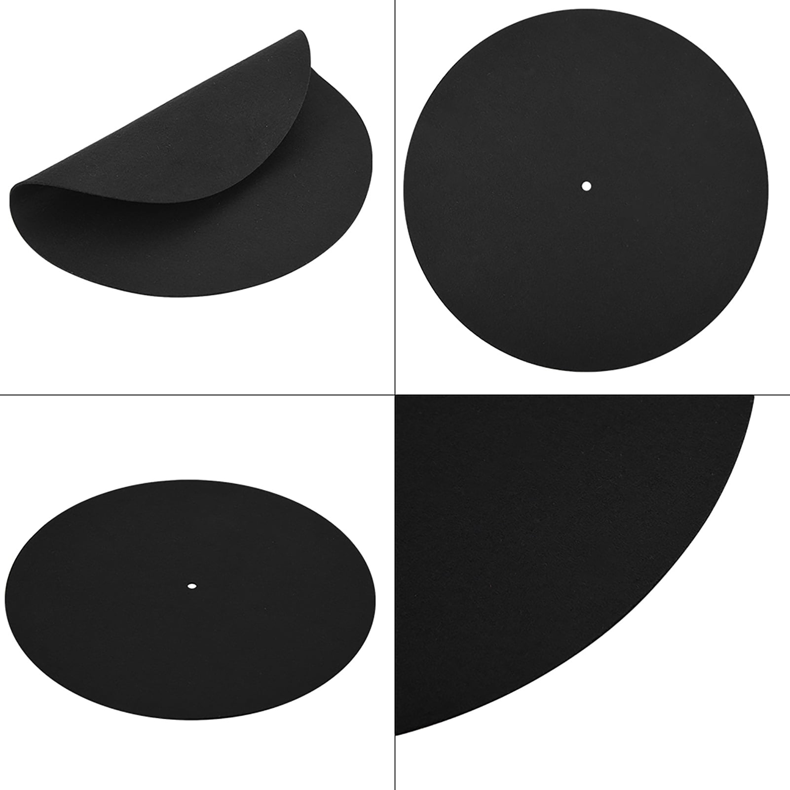 Nonslip Vinyl Record Pad, Turntable Cloth Mat, Record Bump And Scratch