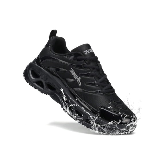 Non-slip Waterproof Work Shoes for Men - Breathable, Slip-resistant, Comfortable Design for Daily Use or Professional Settings
