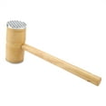 thumbnail image 1 of Non-slip Wooden Handle Aluminum Alloy Meat Hammer for Softening Chicken, Pork, and Beef, 1 of 8