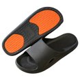 thumbnail image 1 of Non-slip slippers for the elderly female pregnant women Summer home indoor bathroom bath non-slip slippers for men-Black-43-44, 1 of 5