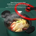 Nonstick 3.5L Micro Pressure Cooker for Gas Stove Versatile Soup