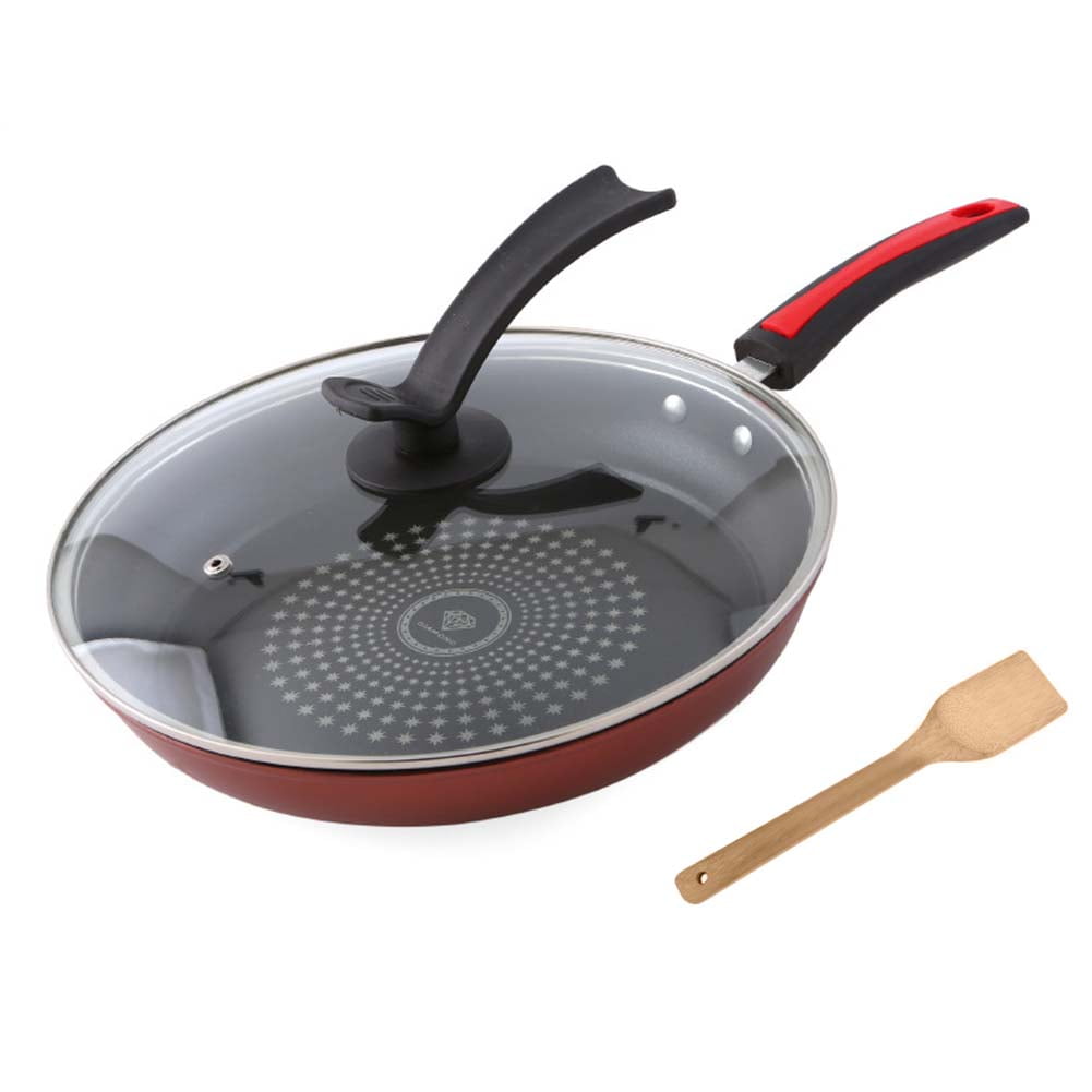 Wok for induction Wok Non-stick pan 32cm No fume Non-stick pan Gas Induction  cooker gas stove Frying pan Cookware 304 stainless steel : : Hem &  kök