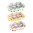 thumbnail image 1 of Non-stick Ice Tray Silicone Ice Cube Tray with Lid 6 Compartment Non-stick Leak-proof Design Easy-release Ice Cube Tray, 1 of 8