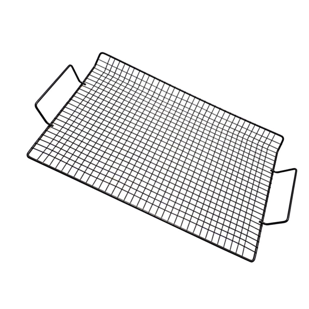 Nonstick Paint Grill Net BBQ Wire Rack Barbecue Grate Cooling Binaural