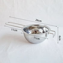 Non-stick Stainless Steel Melting Pot for melting Candle Soap Chocolate Butter 400ml