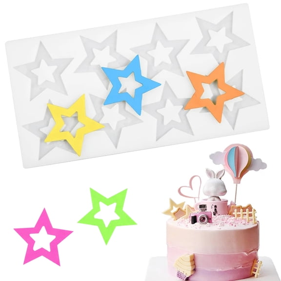 Non-sticky Food Grade Cake Mold, Star Shape Boarder