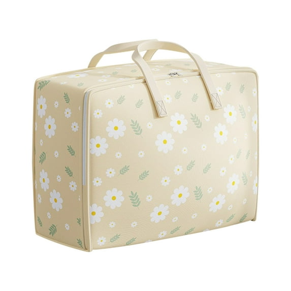 Non-woven Clothes Storage Bags Household Quilts Blanket Storage Bag Wardrobe Sorting Box Portable Packing and Moving Bag Bedroom Storage Container on Clearance,23.6"Lx9.8"Wx19.7"H