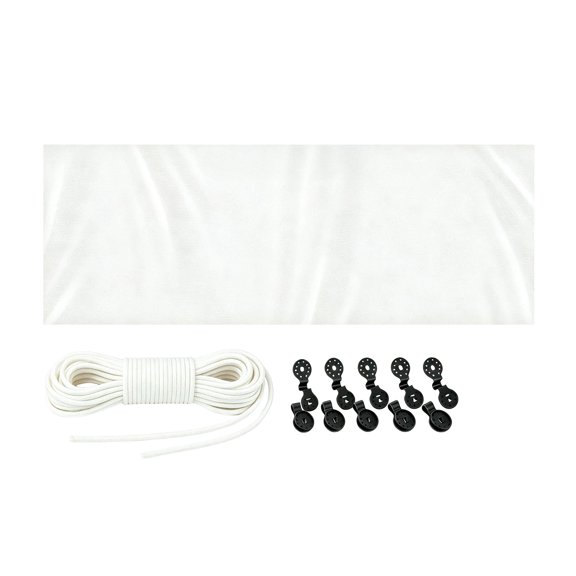 Non-woven Plant Shade Cloth, 13Ft 19Ft Greenhouse Shade, Garden Sun Protection Shade, White Light Refraction Sunshade Fabric for Protecting Plants Vegetable Rows from Direct Sunlight