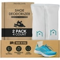 NonScents Shoe Deodorizer 2Pack (4 Count) Odor Eliminator, Air