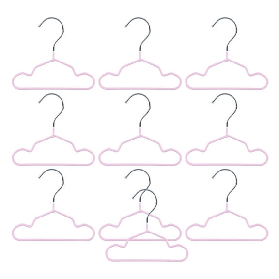 NonSlip Apparel Hanger for Organizing Small Pet Dog Cat Pet Toddler Outfits 15CM Pet Clothing Hanger With PVC Coating
