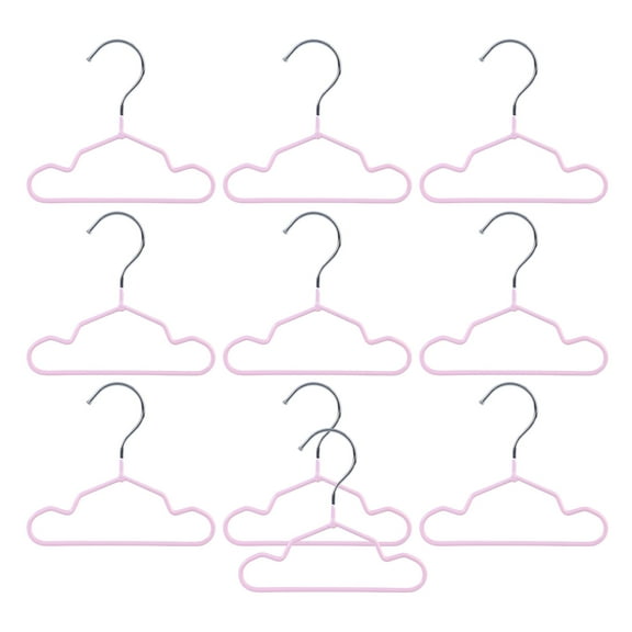 NonSlip Apparel Hanger for Organizing Small Pet Dog Pet Toddler Outfits 15CM Pet Clothing Hanger With PVC Coating