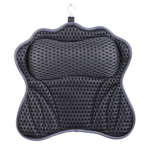 NonSlip Bathtub Pillow With 6 Suction Cups Butterfly Shape Design Waterproof Polyester Materials For Bath Comfort