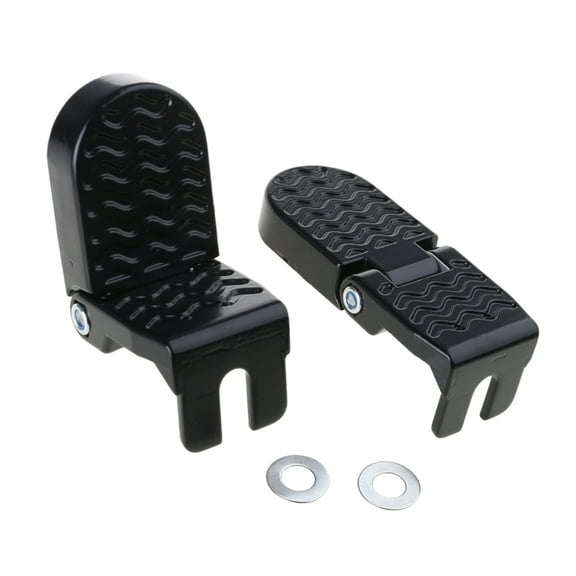 NonSlip Bicycles Footrest Aluminium Alloy Bike Rear Wheel Folding Pedal for Electric Bike, Folding Bicycles Enduring