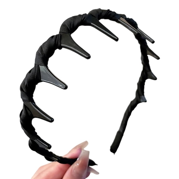 NonSlip Workout Headbands Women Girls Sports Facial Care Elastic Thin Hairbands Resin Cotton Blend Multiple Colors