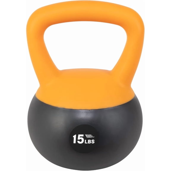 NonZero Gravity Iron Sand Soft Kettlebell with PVC Shell, Shock-Absorbing Base & Extra-Wide Grip for Versatile Workouts | Durable Strength Training Equipment
